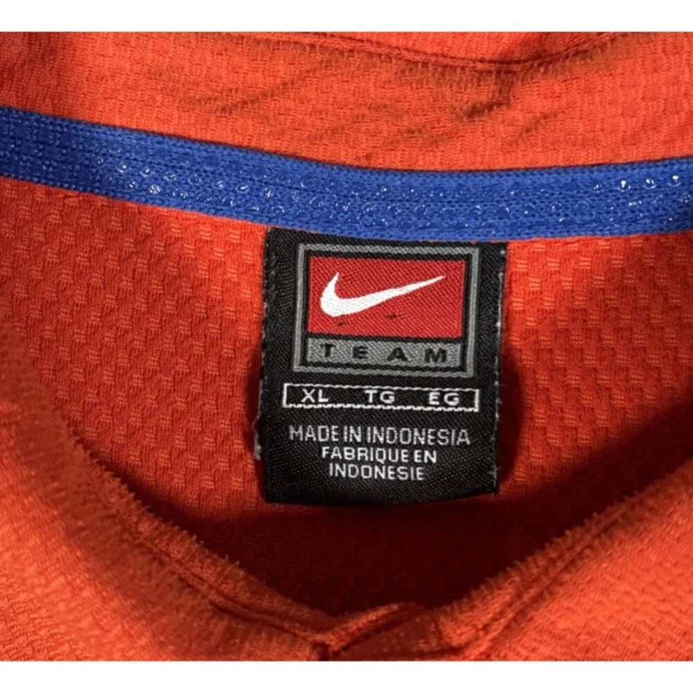 Florida Gators Nike Team Polo‎ Men’s Size XL Orange Center Logo Sphere Dry UF
